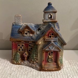 Ceramic Christmas Village House